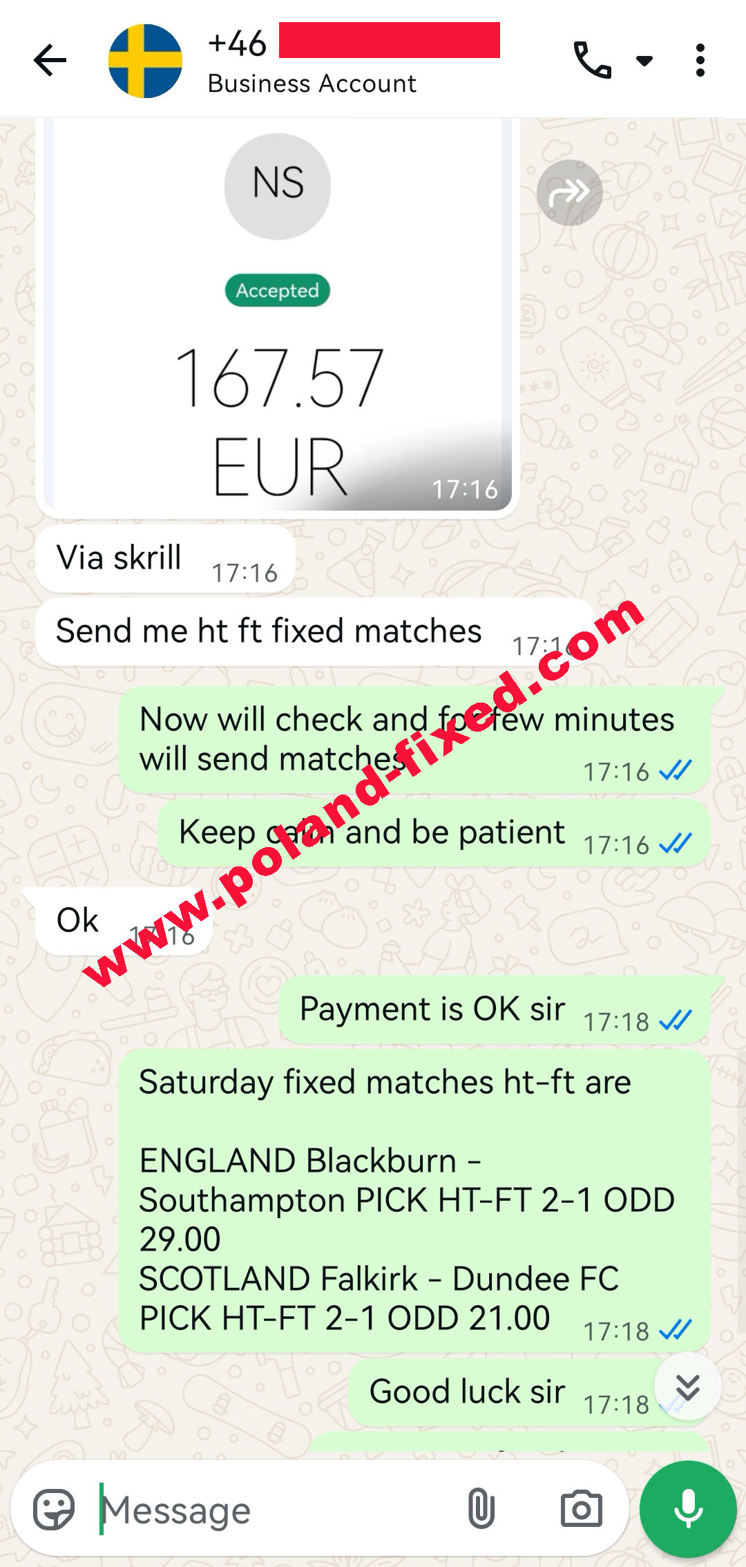 Fixed matches 100% sure