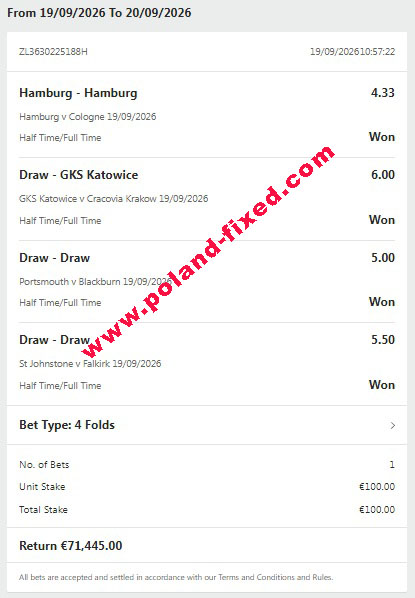 Bet fixed matches 100% Bet fixed matches 100%